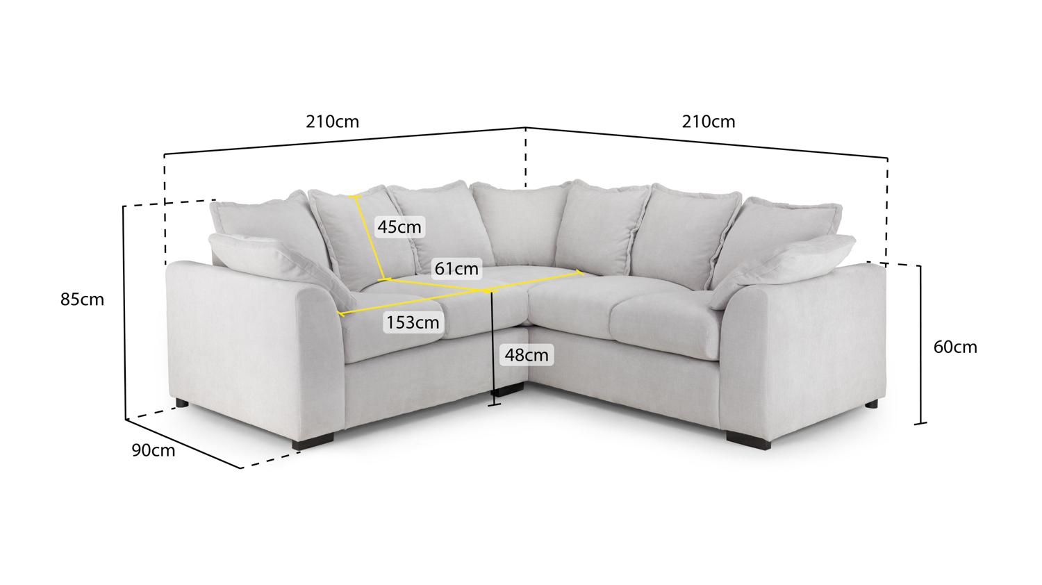 Colbee Sofa Large Corner Dimensions (1)