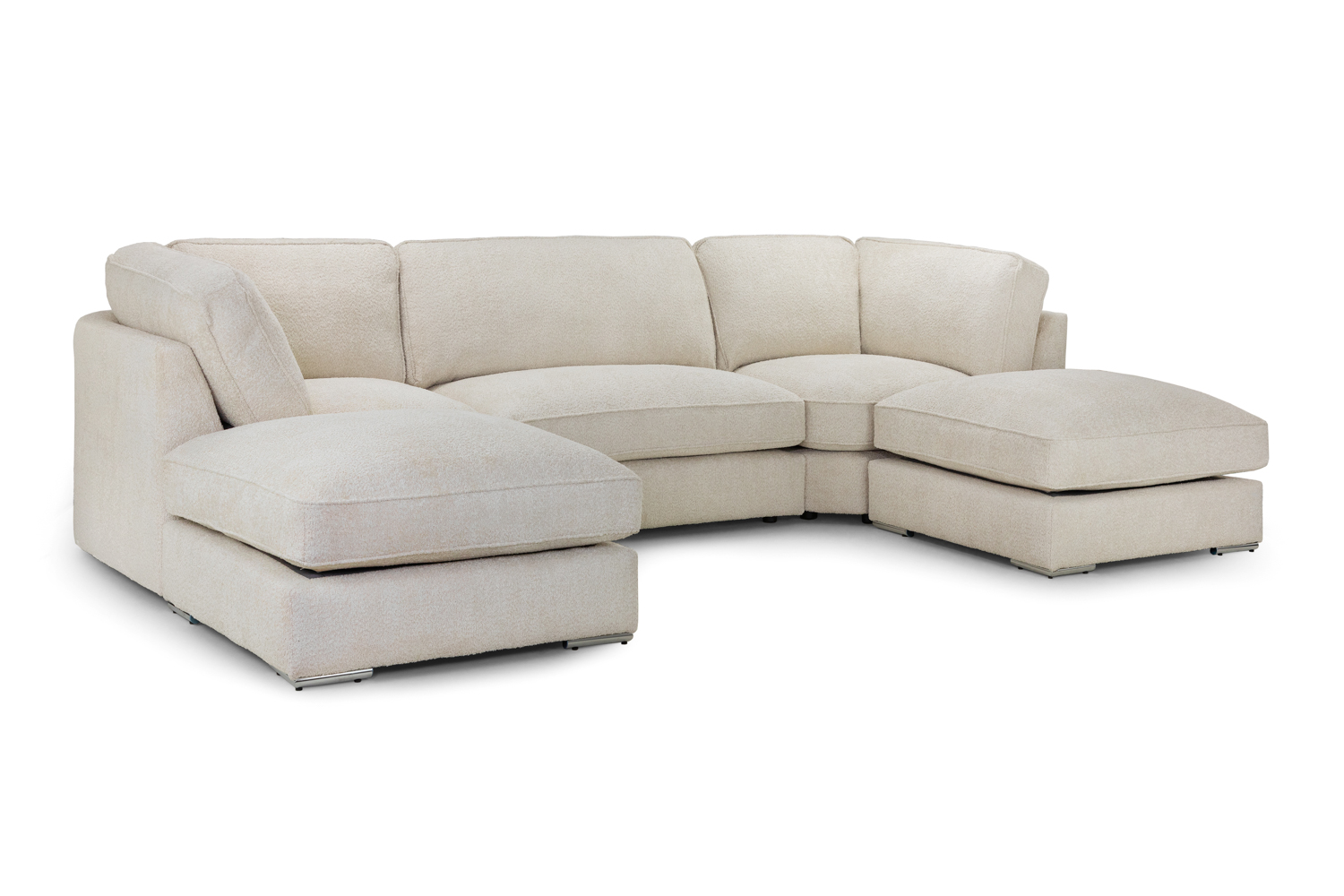Inga Fullback Sofa Beige U Shape Corner (1)