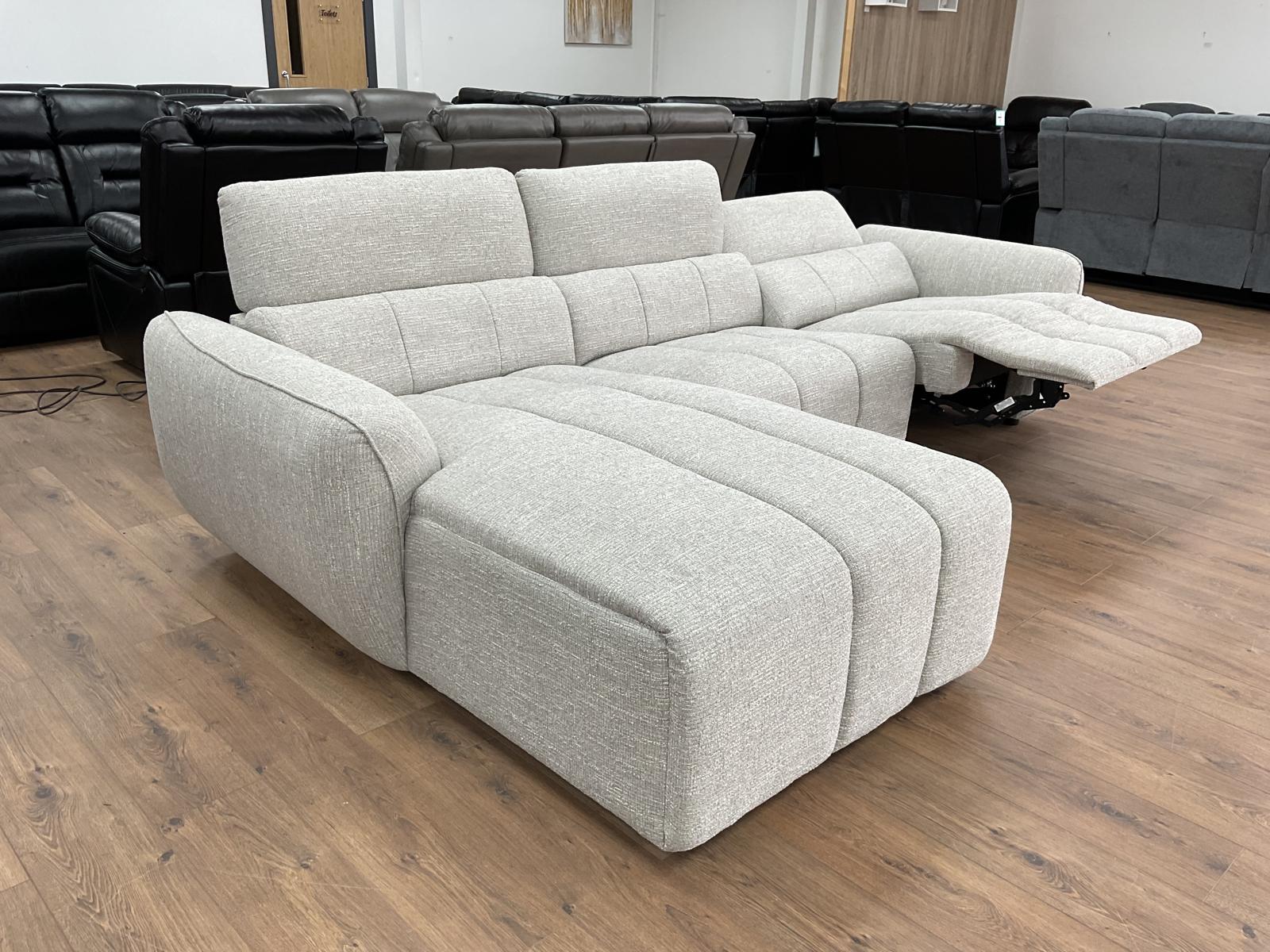 Turin electric power L shape sofa