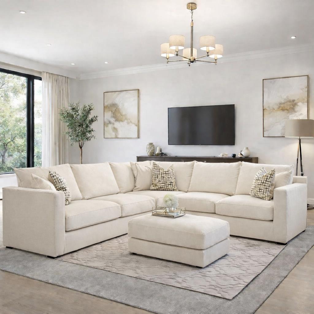 Berkley corner sofa -  verity of colours and fabrics- uk delivery