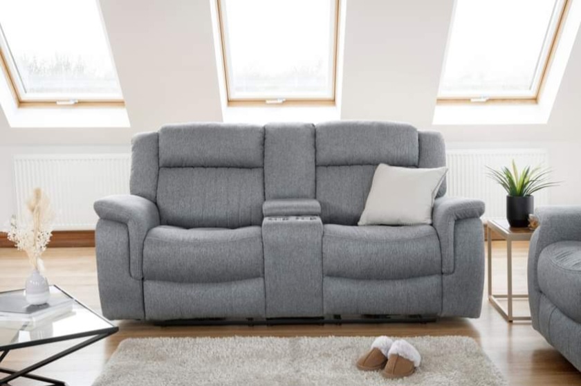 2 seater sofa - Linden electric recliner -usb ports- uk delivery