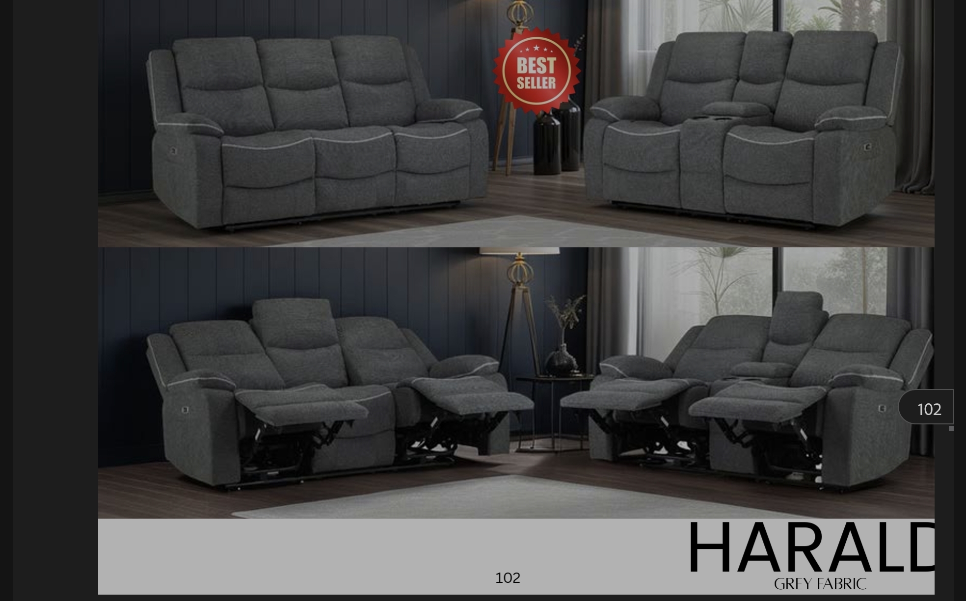 The harold electric power recliners