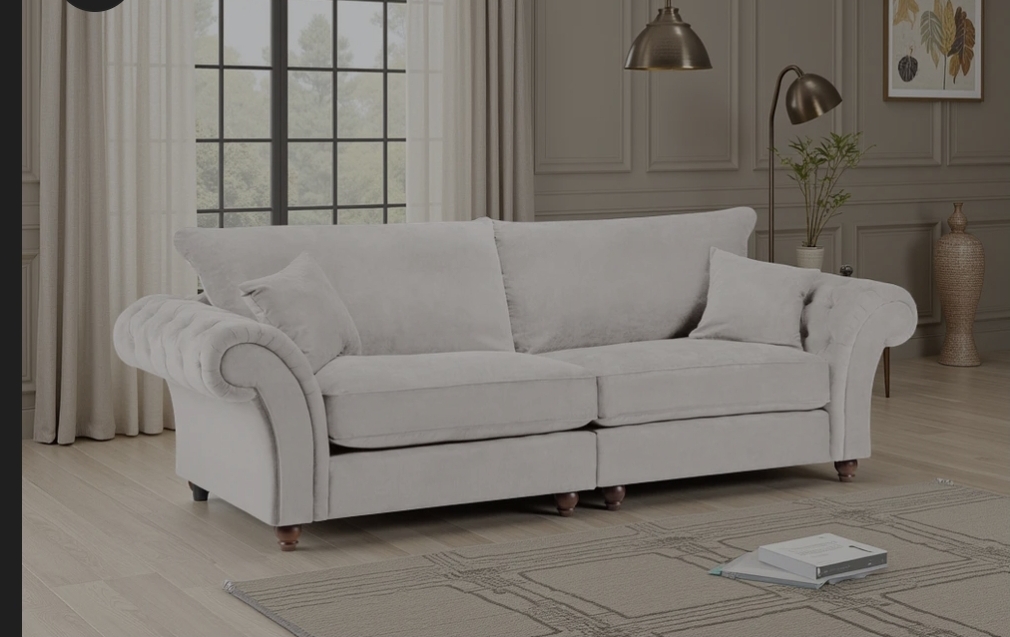 Windsor 4 seater sofa range in beige or grey