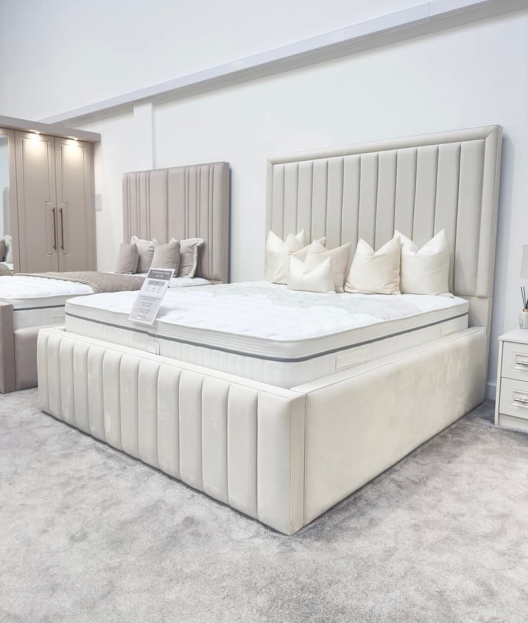 Doir deluxe bed range- large choice of fabrics and colours