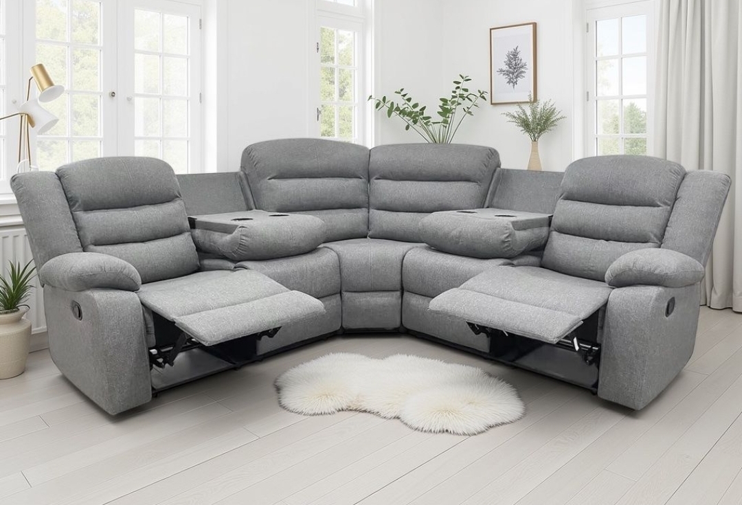 Dundee manual corner recliner sofa