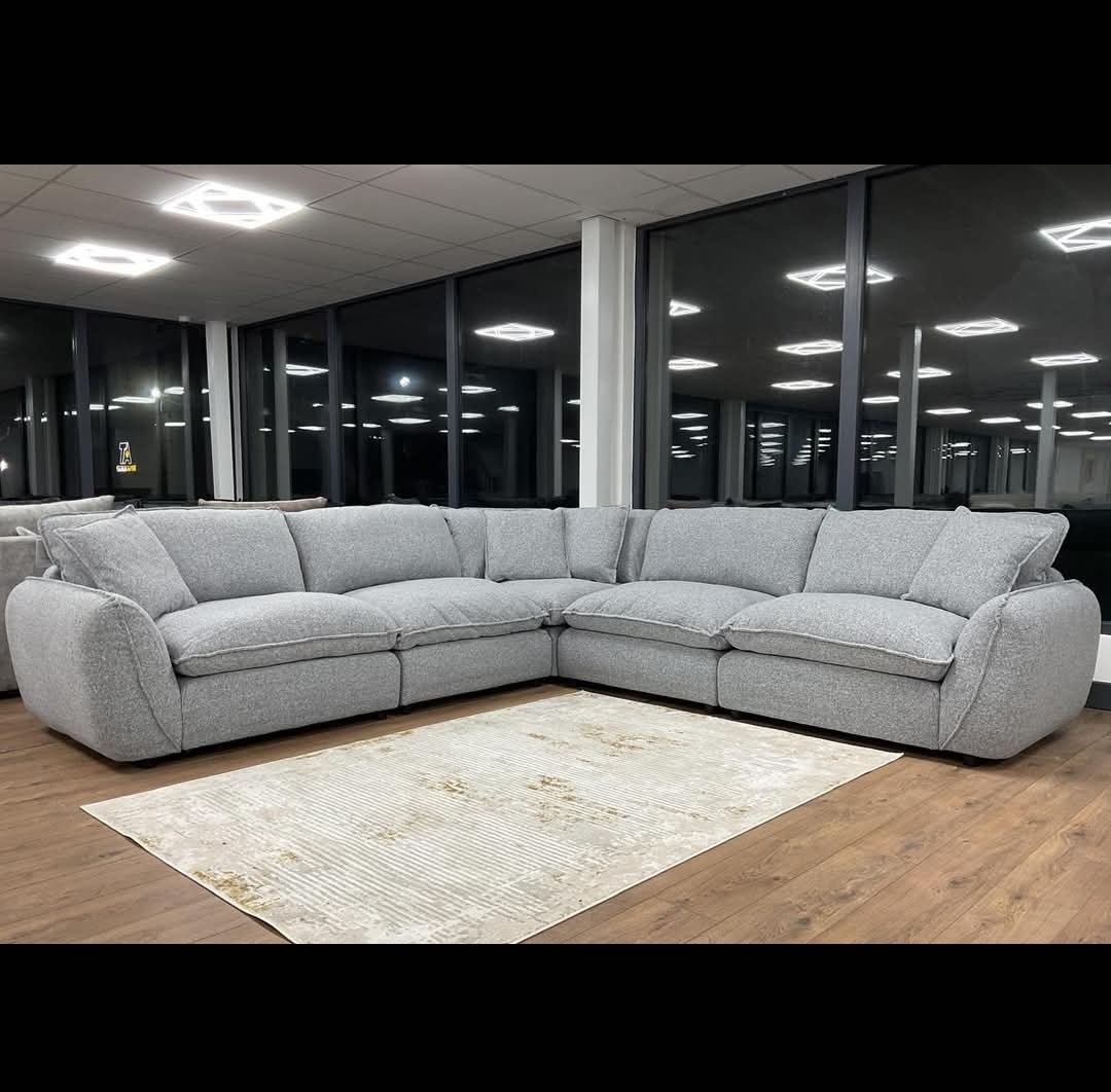 Berlin sofa - 3 + 2 seater-chairs - beige - grey - uk delivery