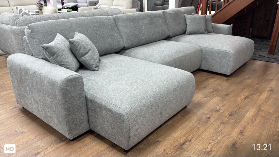 Luma u shape sofabed . Colours beige or grey