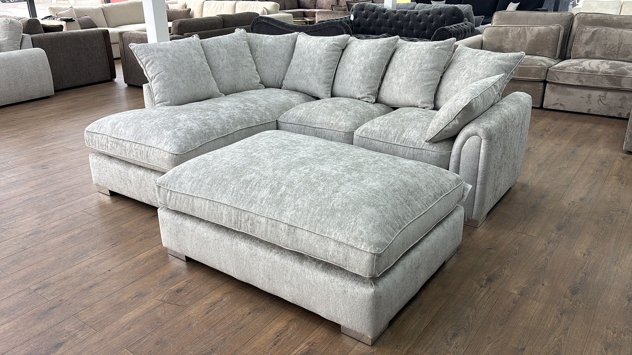 Chiswick sofa- L shape right or left hand - verity of Colours-uk delivery