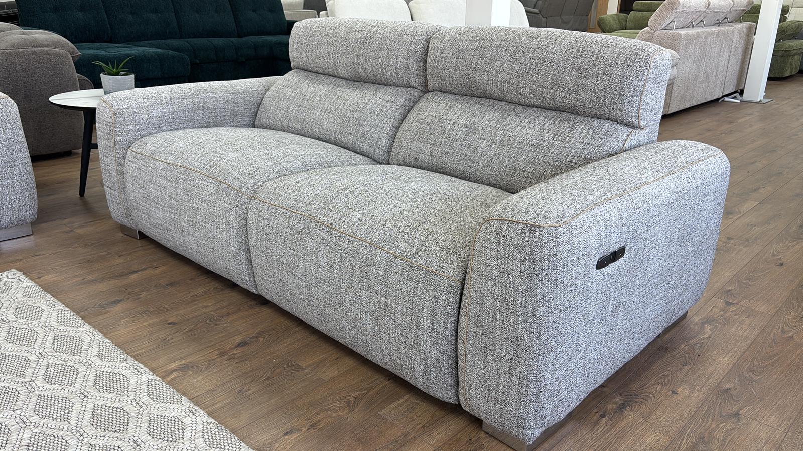Toronto sofa  3 seater - electric recliners- COLOURS -.TAUPE AND GREY- UK WIDE DELIVERY