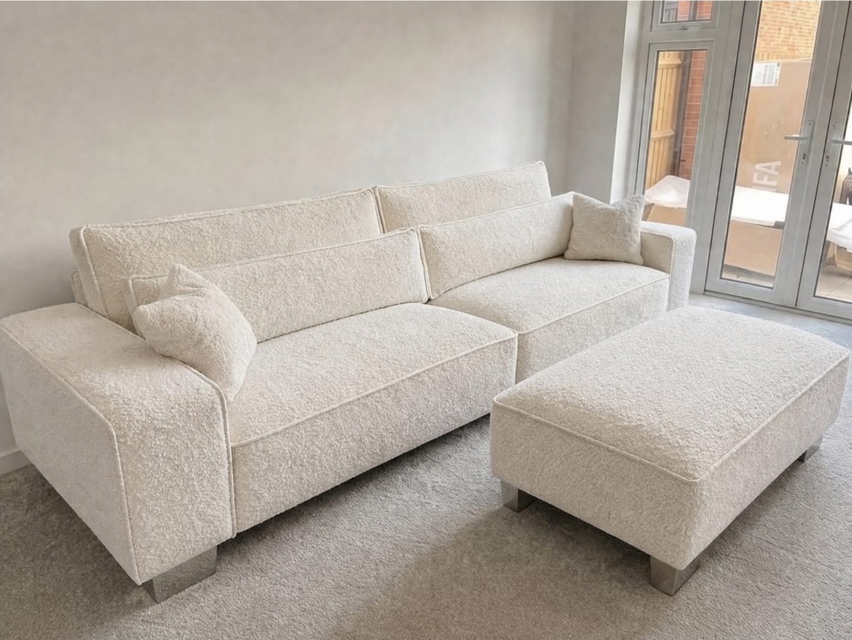 The sloan 4 seater sofa - in a variety of colours and fabrics- uk delivery Available
