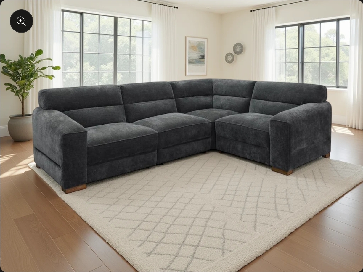 Chicago Universal Corner Sofa. Upholstered in a premium, soft-ouch fabric, uk delivery