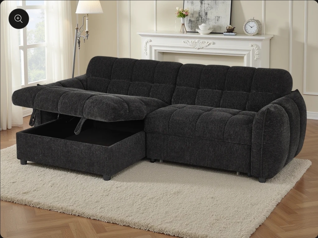 Florida Universal Corner L shape sofabed. Verity of colours- storage - uk delivery