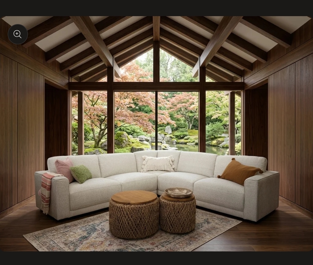Marlow  corner sofa  - colours beige or grey- delivery available