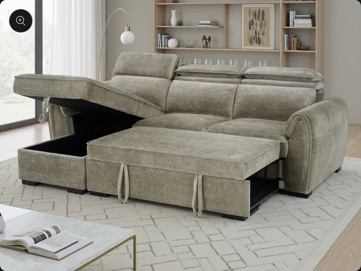 The Montrose Universal Corner Sofabed combines versatile design with ultimate comfort. - verity of colours- uk delivery