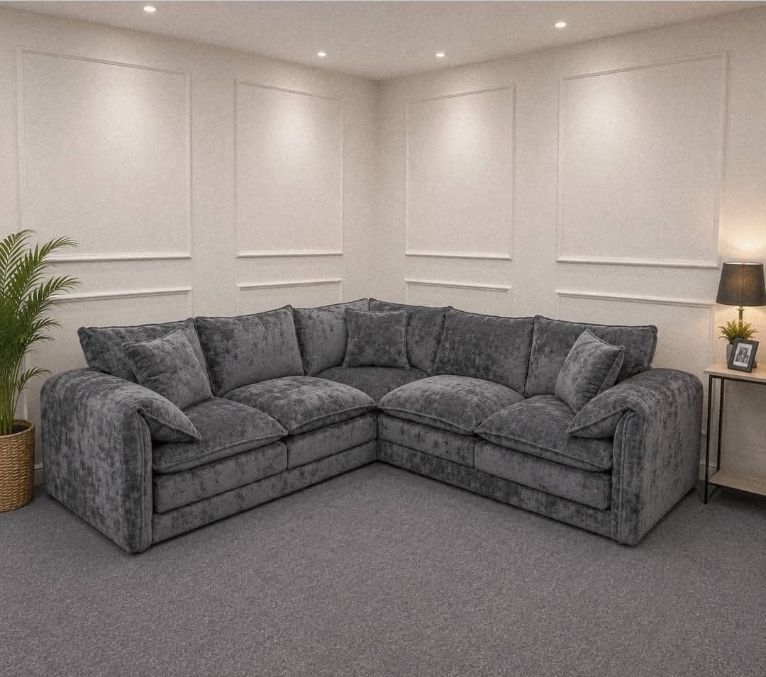 Solaya Large Corner sofa - chairs -Footstool- verity of Colours- uk delivery